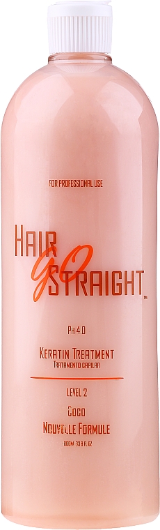 Засіб для розгладжування й відновлення пошкодженого волосся - Hair Go Straight Coco Keratin Treatment 0.2% — фото N3