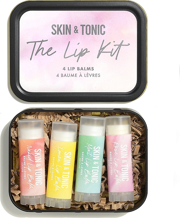 Набір - Skin&Tonic The Lip Kit (lip/balm/4x4,3g) — фото N2