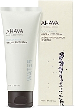 Мінеральний крем для ніг - Ahava Deadsea Mineral Water Foot Cream — фото N2
