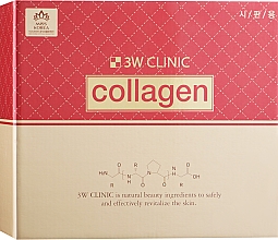 Духи, Парфюмерия, косметика Лифтинг-набор для ухода за лицом - 3W Clinic Collagen Skin Care 3 Items Set (ton/150ml + emul/150ml + f/cr/60g + mini/ton/30ml + mini/emul/30ml)