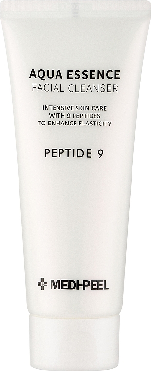 Пенка для умывания с пептидами - MEDIPEEL Peptide 9 Aqua Essence Facial Cleanser
