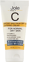 Денний крем для обличчя - Jole Broad Spectrum SPF 30 Defencse Cream — фото N1