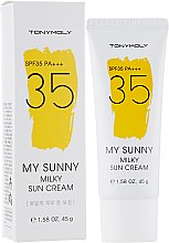 Духи, Парфюмерия, косметика Солнцезащитный крем - Tony Moly My Sunny Milky Sun Cream SPF35 PA+++