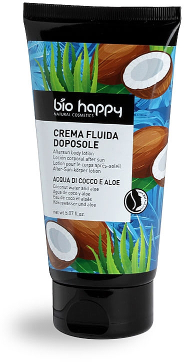 Лосьйон після засмаги "Кокосова вода і алое" - Bio Happy Aftersun Lotion Coconut Water And Aloe — фото N1