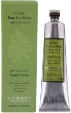 Парфумерія, косметика Ніжний крем для рук Ківі і алое - Attirance Hand Cream Kiwi And Aloe