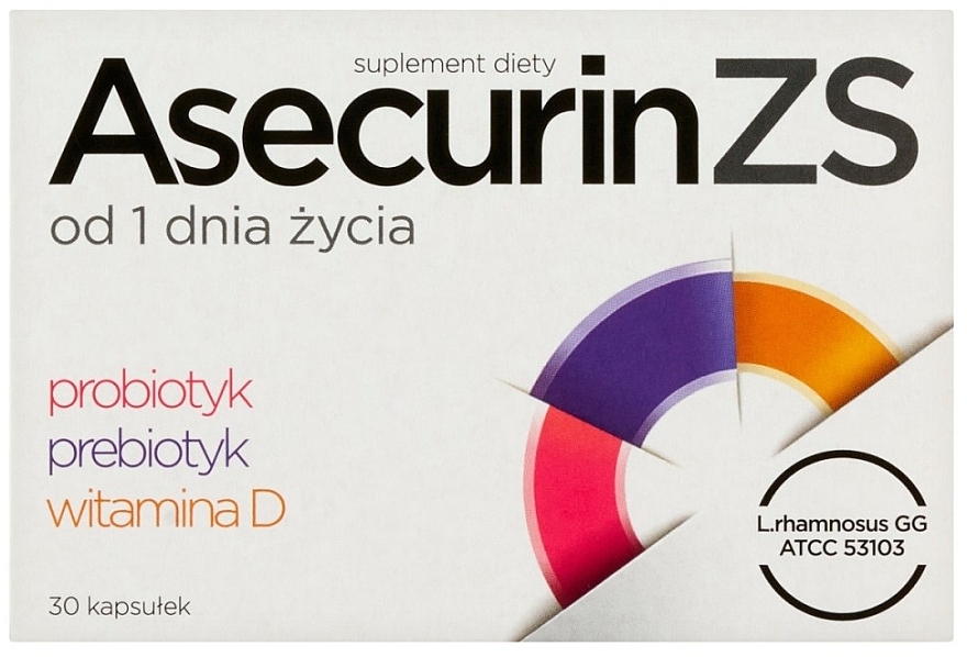 Диетическая добавка с витамином D - Aflofarm Asecurin ZS — фото N2