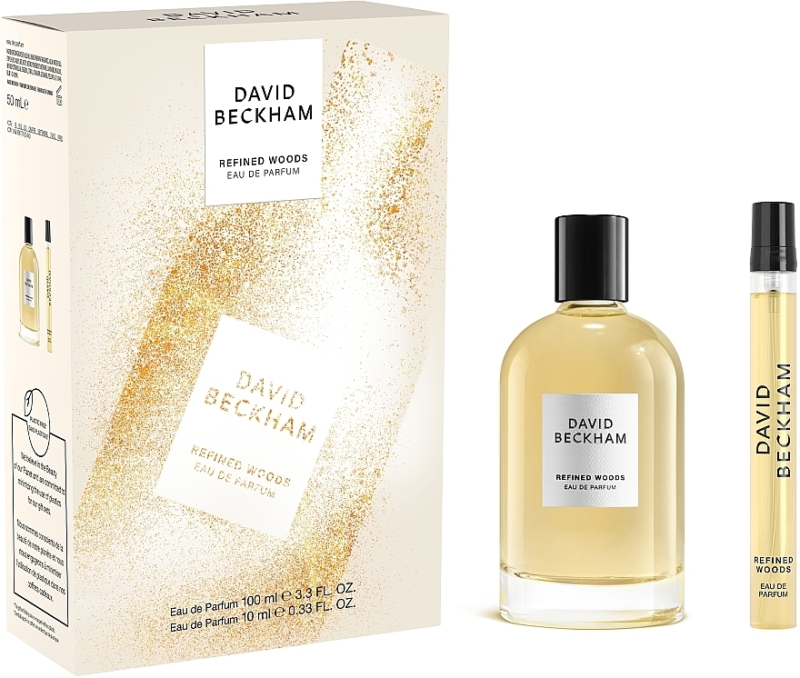 David Beckham Refined Woods - Набір (edp/100ml + edp/10ml) — фото N1