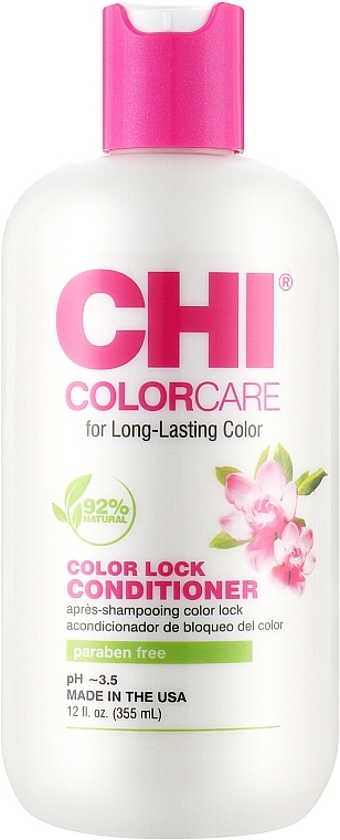 Кондиціонер для захисту кольору фарбованого волосся - CHI Color Care Color Lock Conditioner — фото N1