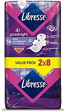 Гигиенические ночные прокладки с крылышками, 16 шт - Libresse Maxi Goodnight — фото N2