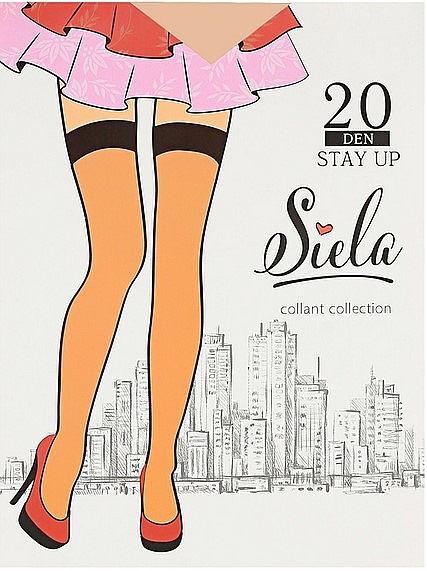 Чулки женские, 20 Den, daino - Siela Stay Up — фото N3
