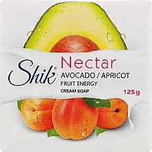 Парфумерія, косметика Крем-мило туалетне "Авокадо й абрикоса" - Шик Nectar Cream Soap