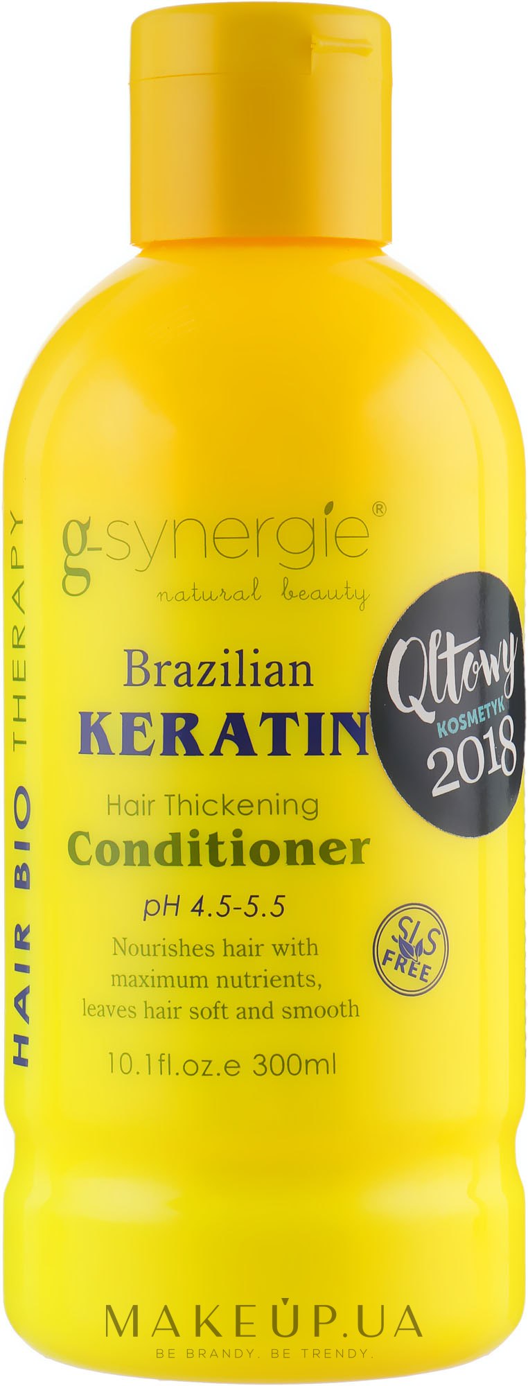 Кондиціонер для волосся з кератином - G-synergie Brazilian Keratin Conditioner — фото 300ml