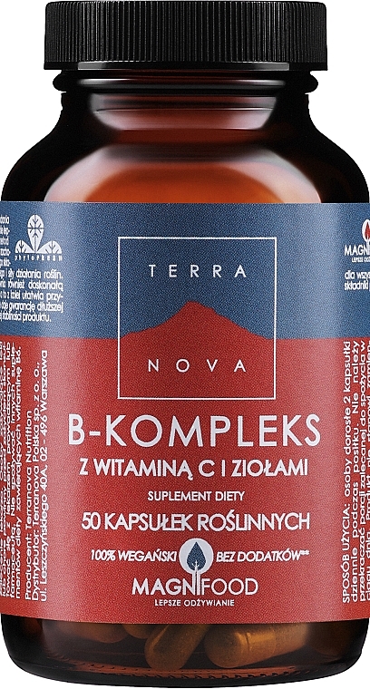 Пищевая добавка - Terranova B Complex With Vitamin C — фото N1