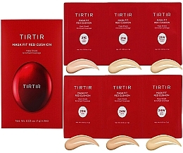 Набор, 6 продуктов - Tirtir Mask Fit Red Cushion 6 Shade Trial Kit  — фото N1