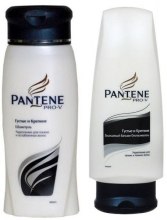 Духи, Парфюмерия, косметика Набор "Густые и Крепкие" - Pantene Pro-V (shm/250ml + cond/200ml)