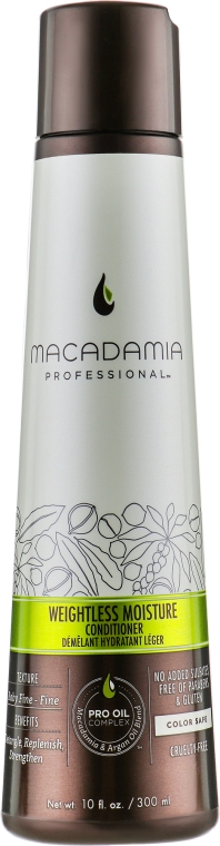 Невесомый увлажняющий кондиционер - Macadamia Professional Weightless Moisture Conditioner — фото N1