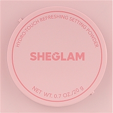 Розсипчаста пудра - Sheglam Hydro-Touch Refreshing Setting Powder — фото N2