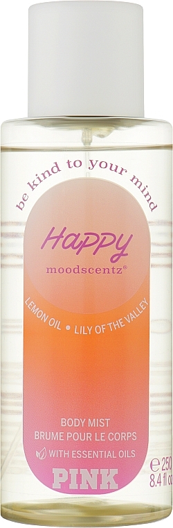 Парфюмированный мист для тела - Victoria's Secret Pink Happy Moodscentz — фото N1