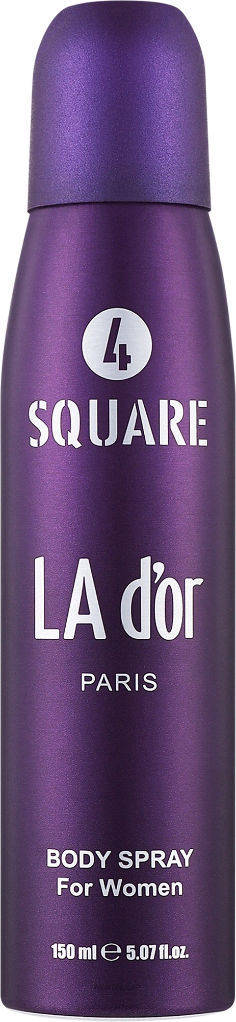 4 Square La D'or - Парфумований дезодорант-спрей — фото 150ml