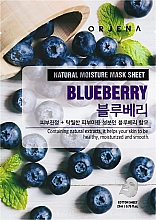 Тканевая маска для лица с черникой - Orjena Natural Moisture Mask Sheet Blueberry — фото N1