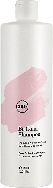 Шампунь для окрашенных волос с ежевичным уксусом - 360 Be Color Colored And Treated Hair Shampoo — фото N1