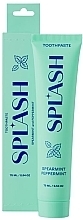 Зубна паста освіжальна з відбілювальним ефектом зі смаком м'яти - Splash Spearmint Peppermint Toothpaste — фото N1