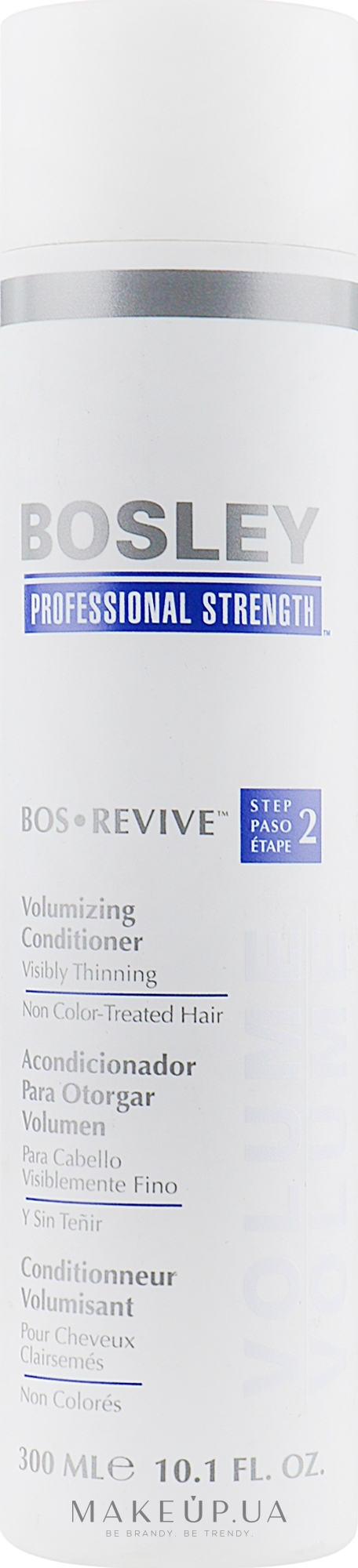 Кондиционер для объема истонченных неокрашенных волос - Bosley BosRevive Conditioner — фото 300ml