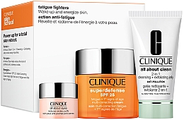 Духи, Парфюмерия, косметика Набор - Clinique Fatigue Fighters Set (f/cr/50ml + jelly/30ml + eye/cr/5ml)