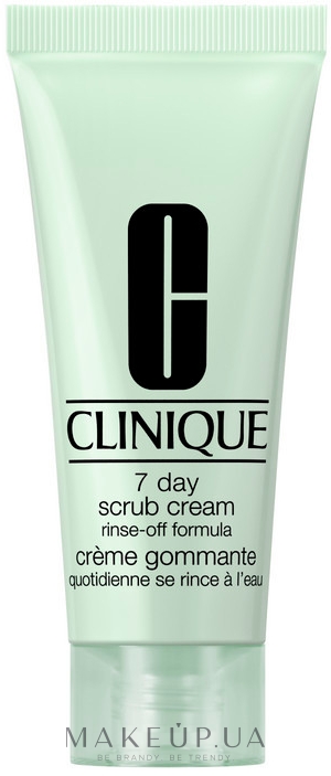 Скраб для усиленного отшелушивания - Clinique 7 Day Scrub Cream Rinse-Off Formula — фото 15ml
