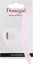 Парфумерія, косметика Затискач для волосся FA-5688, петля, прозоро-рожевий - Donegal