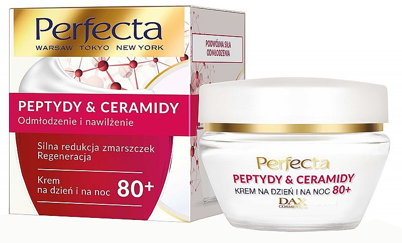 Восстанавливающий крем 80+ - Perfecta Peptydy&Ceramidy — фото N1