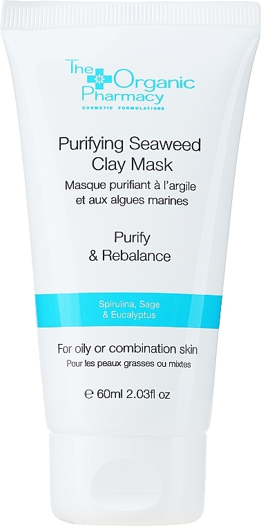 Очищающая маска с глиной и морскими водорослями - The Organic Pharmacy Purifying Seaweed Clay Mask — фото N1