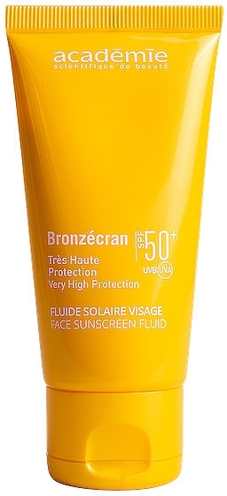 Солнцезащитный флюид для лица - Academie Bronzecran Face Sunscreen Fluid SPF 50+ — фото N1