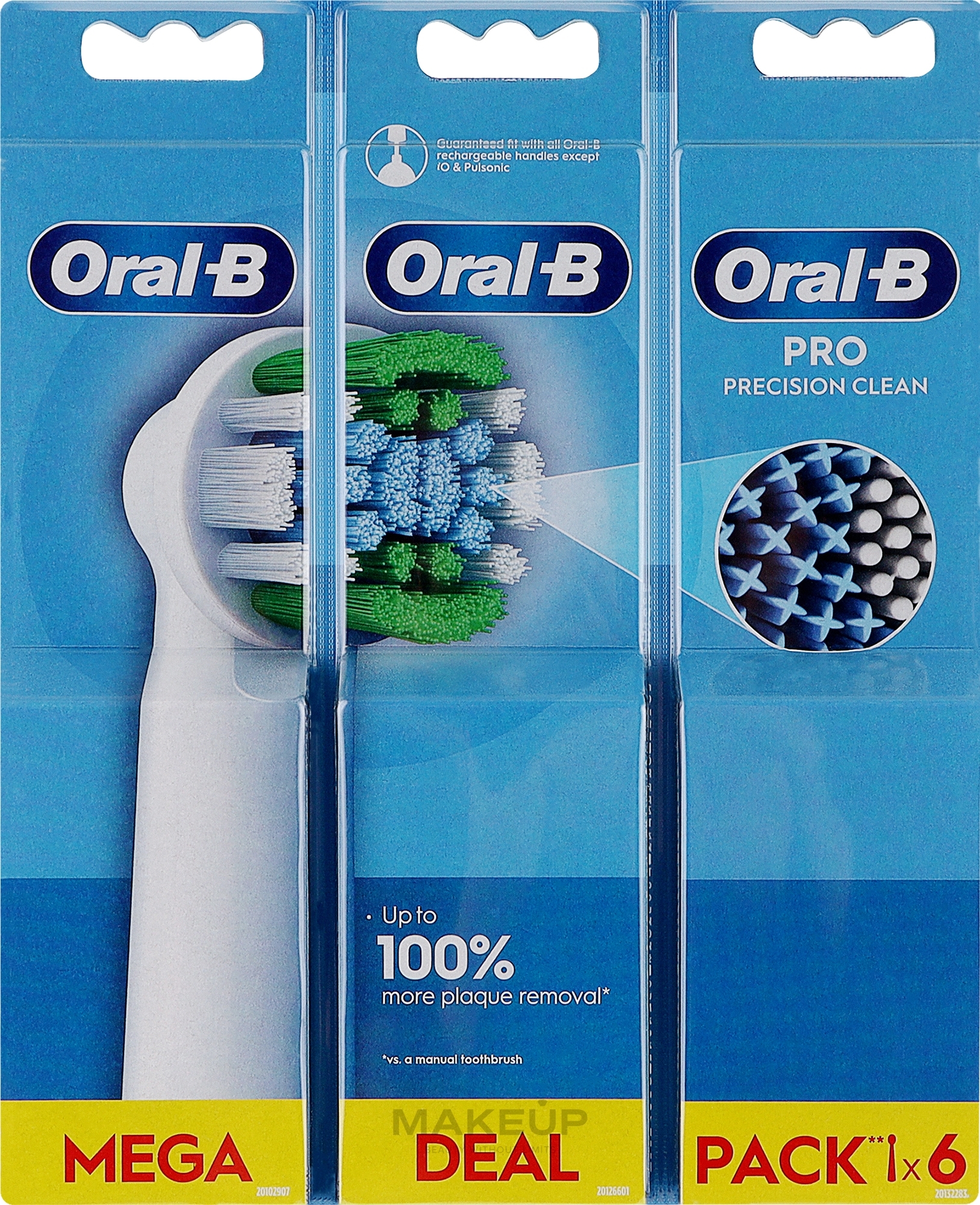 Змінна насадка для електричної зубної щітки EB20, 6 шт. - Oral-B Precision Clean EB20 — фото 6шт