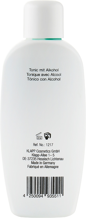 Тонік для обличчя - Klapp Clean & Active Tonic with Alcohol — фото N2