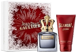 Духи, Парфюмерия, косметика Jean Paul Gaultier Scandal Pour Homme - Набор (edt/50ml + sh/gel/75ml)