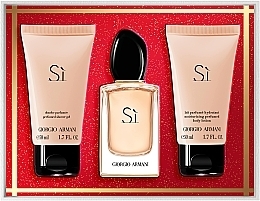 Giorgio Armani Si - Набір (edp/50ml + b/lot/50ml + sh gel/50ml) — фото N3