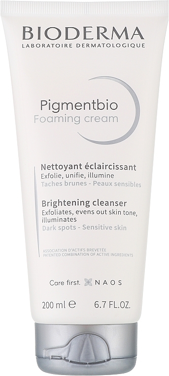 Крем для обличчя, який піниться - Bioderma Pigmentbio Foaming Cream — фото N1