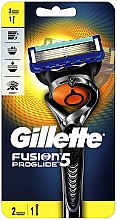 Бритва с 2 сменными кассетами - Gillette Fusion 5 ProGlide Flexball — фото N1