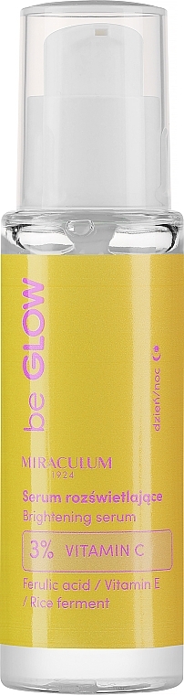 Висококонцентрована сироватка для обличчя з 3% стабільною формою вітаміну С - Miraculum beGLOW Advanced Skin-Expert Serum — фото N2