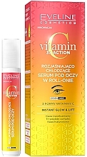 Парфумерія, косметика Сироватка-ролер для шкіри навколо очей - Eveline Cosmetics Vitamin C 3x Action