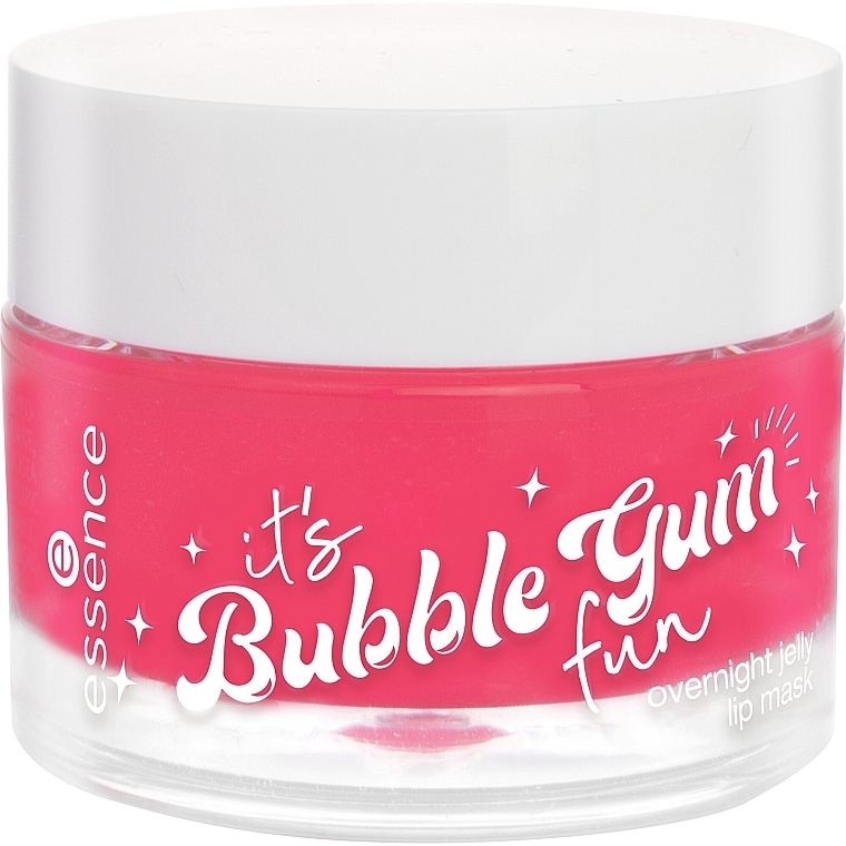 Ночная желейная маска для губ - Essence Its Bubble Gum Fun Overnight Jelly Lip Mask Gummylicious — фото N2