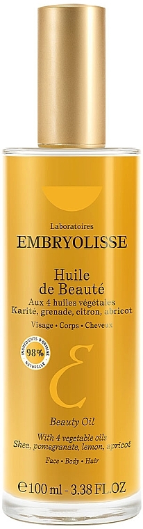 Многофункциональное масло для лица, тела и волос - Embryolisse Laboratories Beauty Oil — фото N3