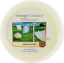 Ароматичний віск - Yankee Candle Clean Cotton Scenterpiece Melt Cup — фото N1