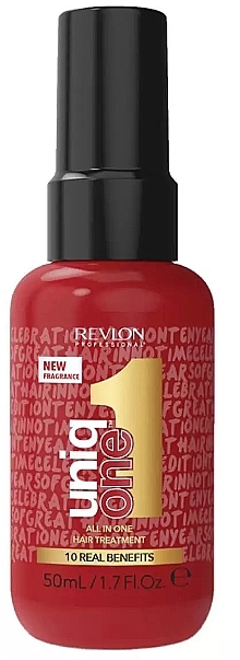 Спрей-маска для волос - Revlon Professional UniqOne Hair Treatment Celebration Edition (мини) — фото N1