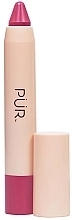 Парфумерія, косметика Помада-олівець для губ - Pur Silky Pout Creamy Lip Chubby