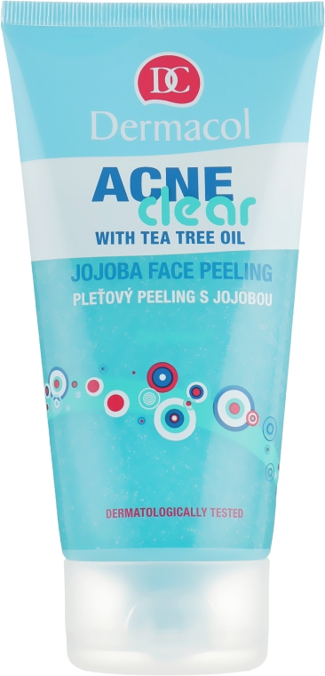 Пилинг для проблемной кожи лица с маслом жожоба - Dermacol Acne Clear Jojoba Face Peeling