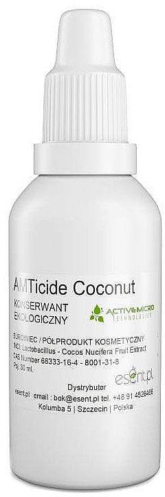 Консервант для косметичних продуктів з кокоса - Esent AMTicide Coconut — фото N1