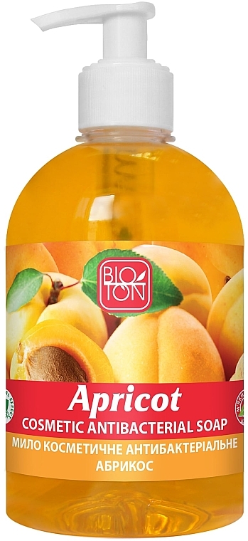 Мило антибактеріальне "Абрикоса" - Bioton Cosmetics Apricot Liquid Soap