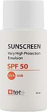 Духи, Парфюмерия, косметика Солнцезащитный флюид - TETe Cosmeceutical Sunscreen High Protection Emulsion SPF50